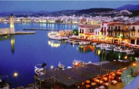 Get a rental car to discover Venetian Harbor Rethymnon, Crete
